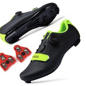 Mens or Womens Peloton Compatible Indoor Cycling Bike  Shoes SPD Cleats R
